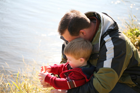 Thor and Jacob at Platte River State Park