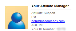 Azoogle No Affiliate Manager