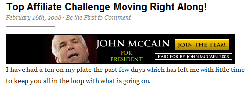 John McCain Banner Ad