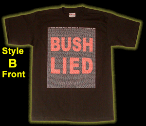 Bush Lied They Died T-Shirt Design